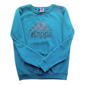 Kappa Teal Crew Neck Sweater